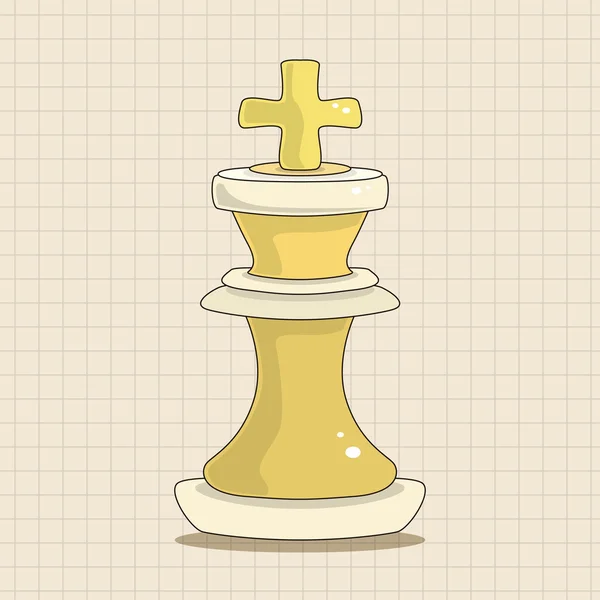 Éléments de thème d'échecs — Image vectorielle