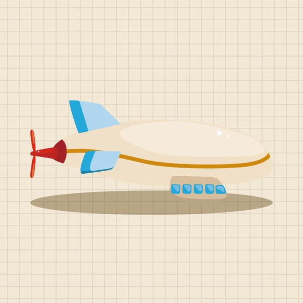 运输飞机主题元素 — 图库矢量图片