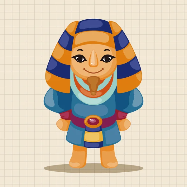 Элементы темы фараона — стоковый вектор