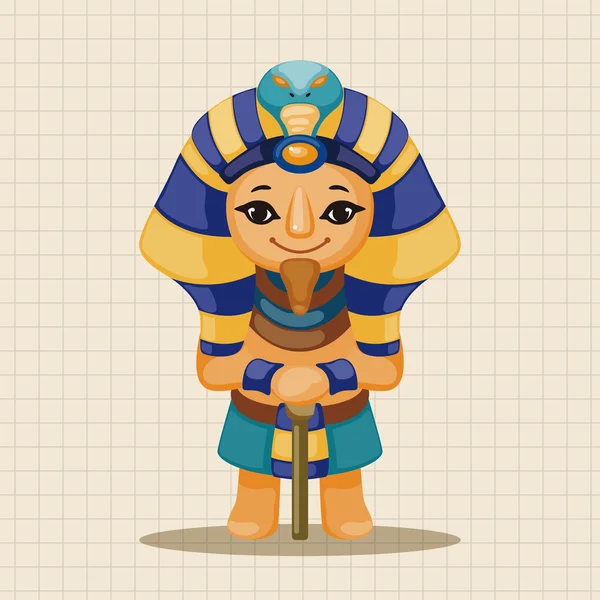 Pharaoh theme elements — Stock Vector