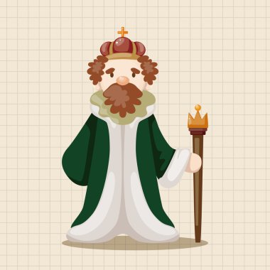 Öğeleri vektör royal Tema king, eps
