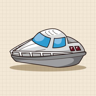 Ulaşım tekne Tema öğeleri