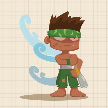 korsan Tema öğeleri vektör, eps