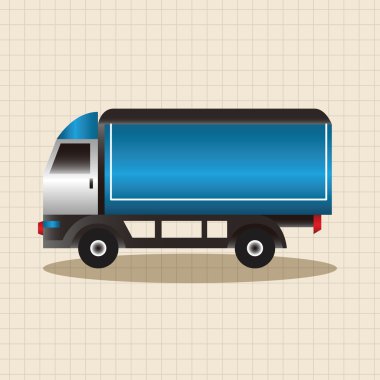 kamyon Tema öğeleri vektör, eps