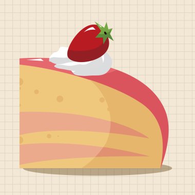 Dekorasyon kek Tema öğeleri vektör, eps10