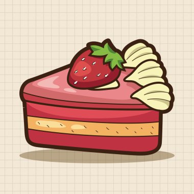 Dekorasyon kek Tema öğeleri vektör, eps10