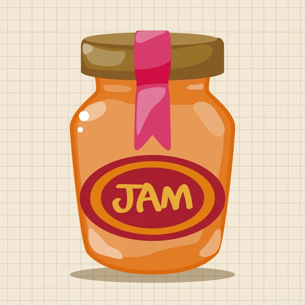 Jam theme elements — Stock Vector