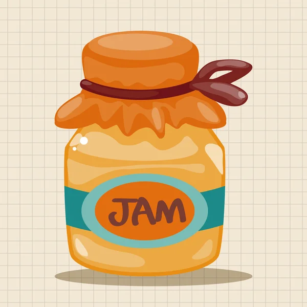 Jam theme elements — Stock Vector