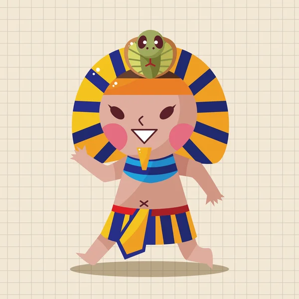 Pharaoh theme elements vector,eps — Stock Vector