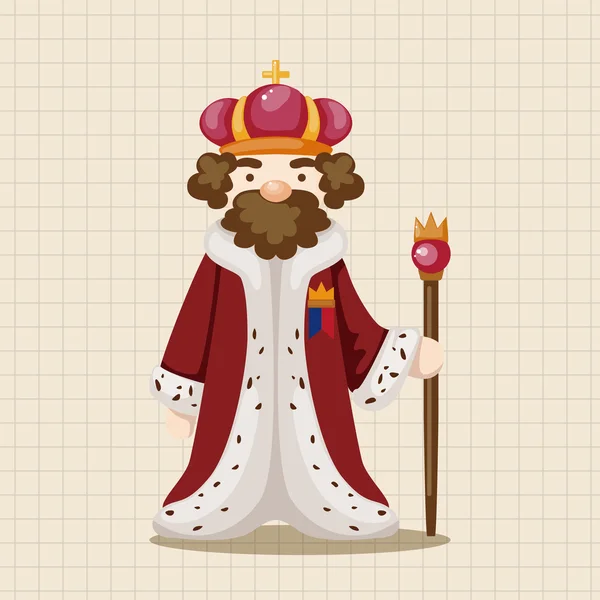 Royal theme king elements vector, eps — стоковый вектор