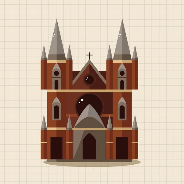 Éléments thème château vecteur, eps — Image vectorielle