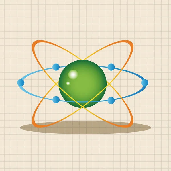 Elementos del tema Estructura molecular — Vector de stock