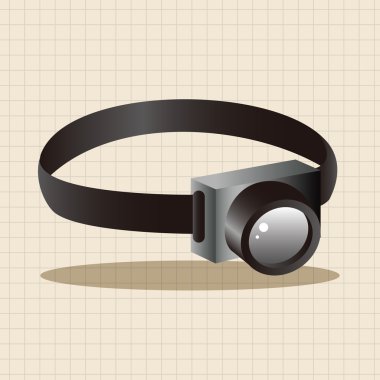 kamp baş ışık Tema öğeleri