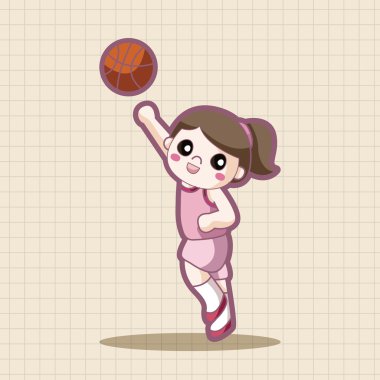 Basketbol oyuncu Tema öğeleri 