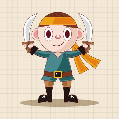 korsan Tema öğeleri