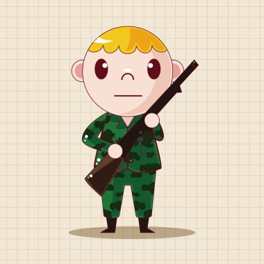 insanlar Tema asker öğeleri