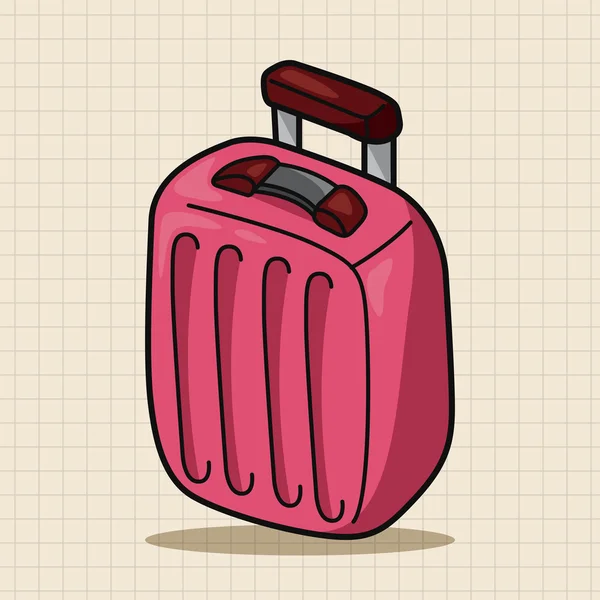 Bolsa de viaje elementos temáticos — Vector de stock