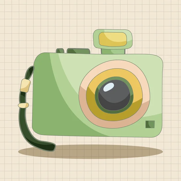 Prvky motivů fotoaparátu — Stockový vektor