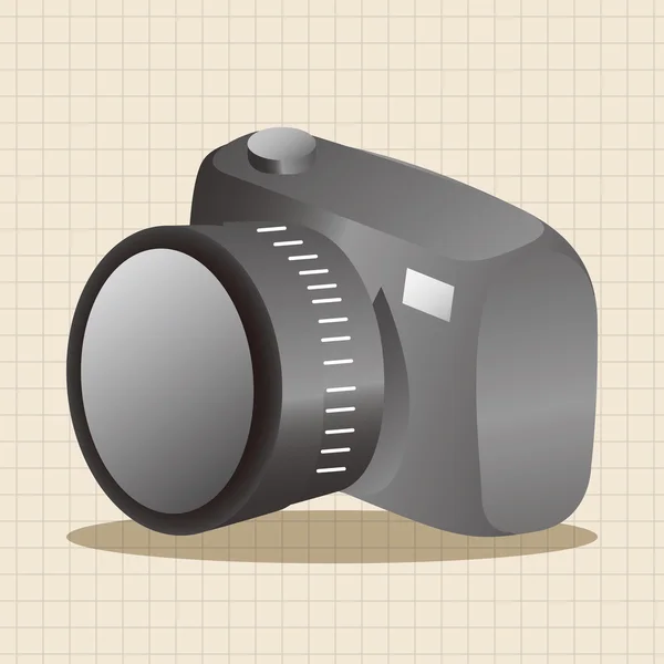Prvky motivů fotoaparátu — Stockový vektor
