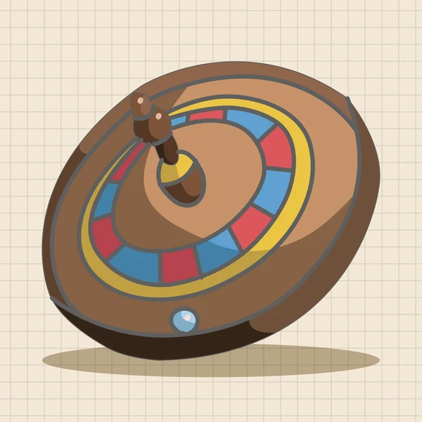 Casino roulette theme elements — Stock Vector