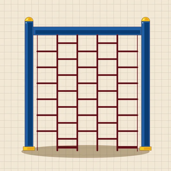 Nöjesparken faciliteter temaelement — Stock vektor