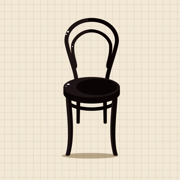 Éléments thème chaise — Image vectorielle