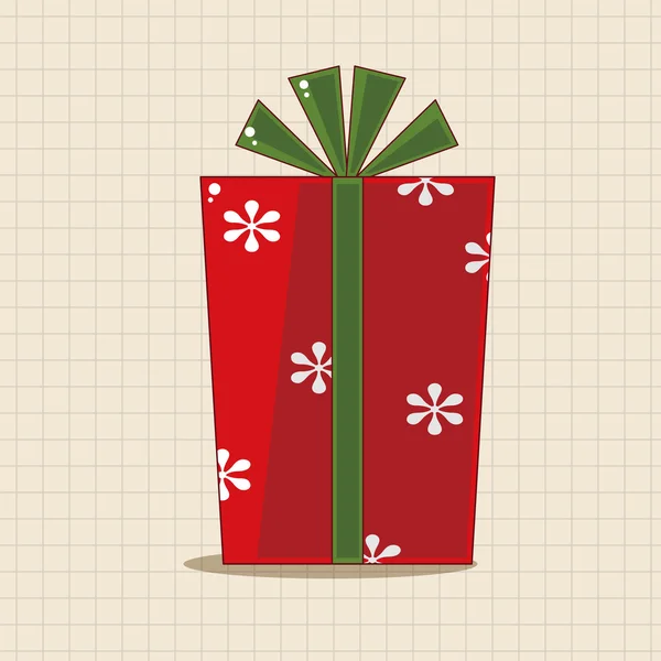 Elementos temáticos regalos de Navidad — Vector de stock