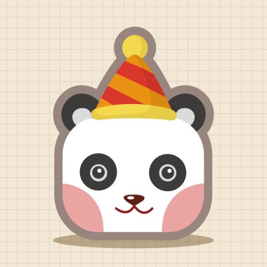 hayvan panda Tema öğeleri karikatür