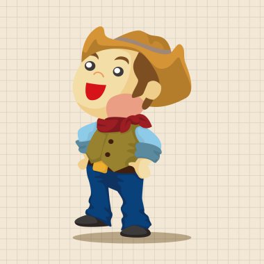 kovboy Tema öğeleri