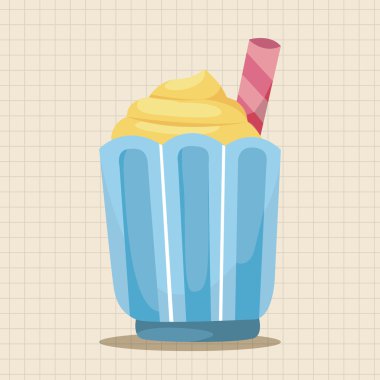 Kahve içecek Tema öğeleri buz