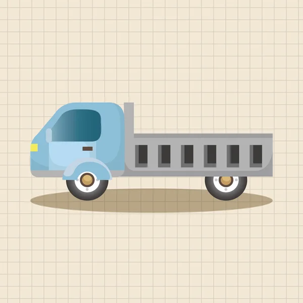Éléments de thème camion — Image vectorielle