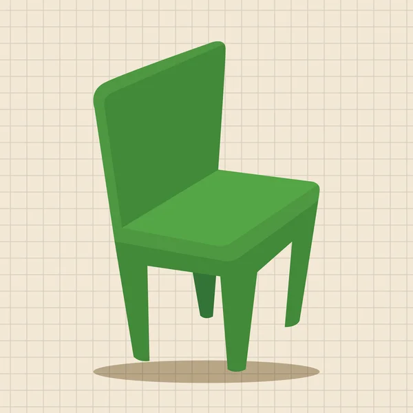 Elementy motywu krzesła — Wektor stockowy