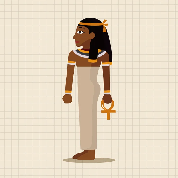 Éléments pharaon thème — Image vectorielle