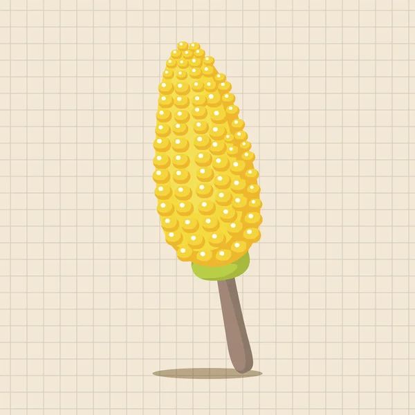 Prvky motivů kukuřice — Stockový vektor