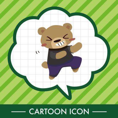 hayvan ayı çizgi film Tema öğeleri simge öğesi