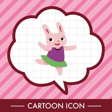 hayvan tavşan çizgi film Tema öğeleri simge öğesi