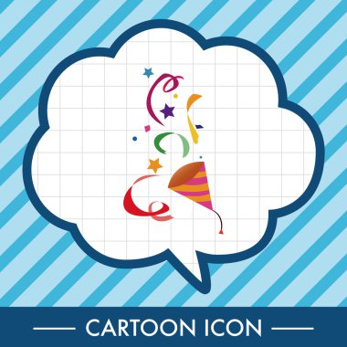 parti boynuz Tema öğeleri vektör, eps simgesi öğesi