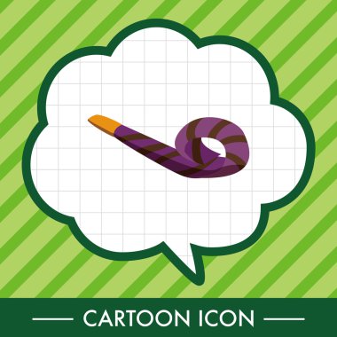 parti boynuz Tema öğeleri vektör, eps simgesi öğesi