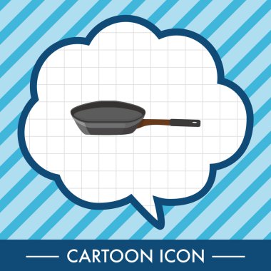 Mutfak eşyaları pan Tema öğeleri vektör, eps simgesi öğesi