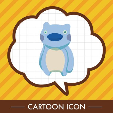 canavar çizgi film Tema öğeleri vecotr, eps simgesi öğesi