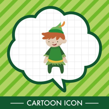 Peter Pan Tema öğeleri simge öğesi