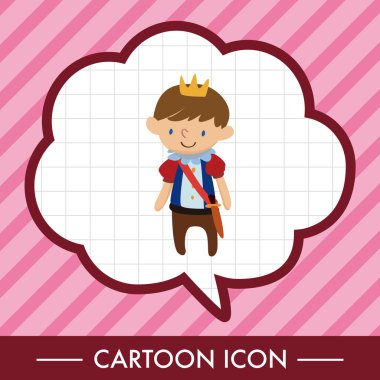 Royal Tema Prens öğeleri simge öğesi