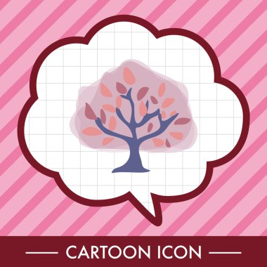 ağaç Tema öğeleri vektör, eps simgesi öğesi