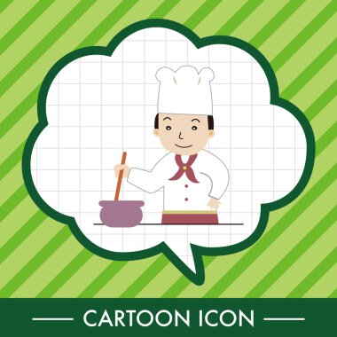 Şef Tema öğeleri vektör, eps simgesi öğesi