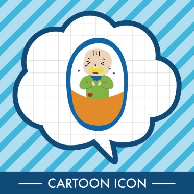 kişi karakter bebek Tema öğeleri simge öğesi