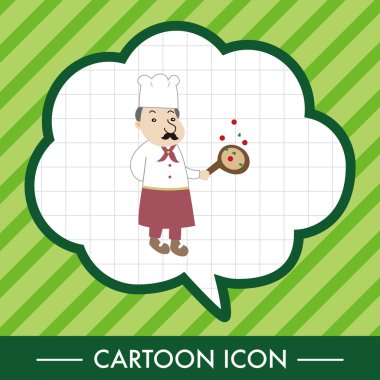 Şef Tema öğeleri vektör, eps simgesi öğesi