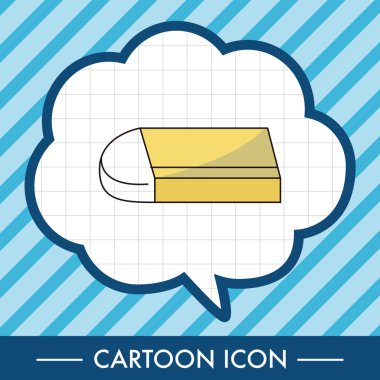 Silgi Tema öğeleri simge öğesi