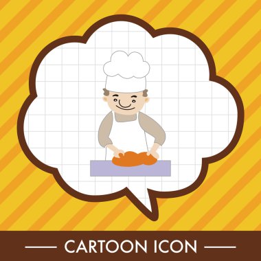 Şef Tema öğeleri vektör, eps simgesi öğesi