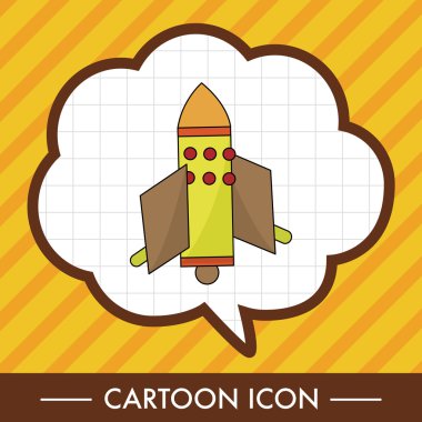 Uzay gemisi Tema öğeleri simge öğesi