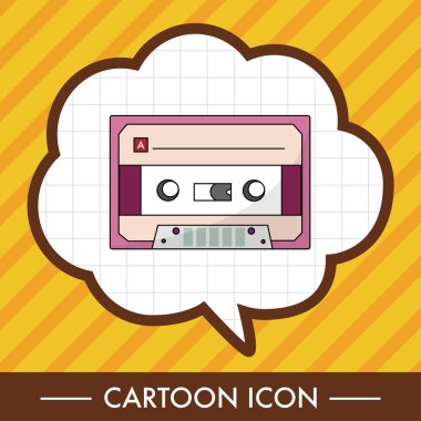 Ses bandı Tema öğeleri vektör, eps simgesi öğesi